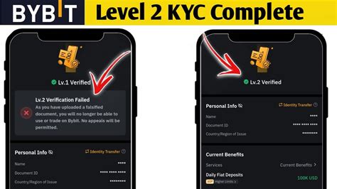 Bybit Mastercard Level Verified Complete How To Complete Bybit Kyc