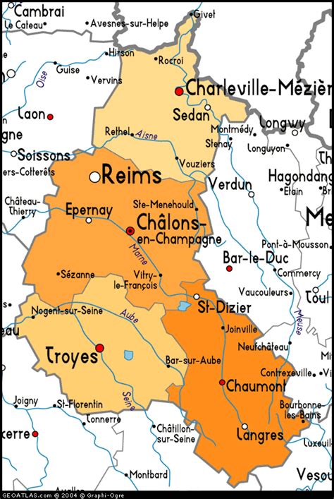 reims carte  image satellite