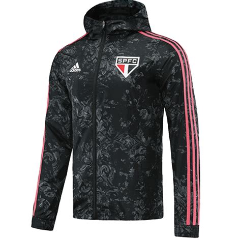 Chaqueta Rompeviento Oficial Unisex Adidas Sao Paulo Fc