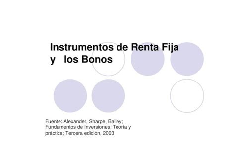 PDF Instrumentos De Renta Fija Y Los Bonosmacareo Pucp Edu Pe Mplaza