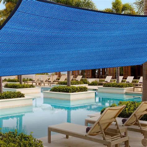 Ainfox Rectangle Sun Shade Sails X Block Uv Canopy For Patio