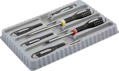 Bahco Ergo Workshop Screwdriver Set 6 Piece Slot Phillips