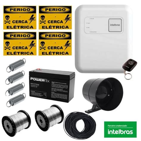 Kit Cerca El Trica Residencial Intelbras C Alarme Metro Cerca