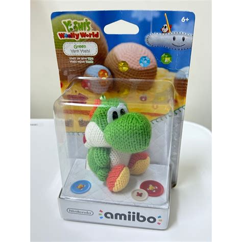 任天堂 Amiibo Nfc Switch Ns 耀西的毛線世界 毛線耀西 粉色藍色綠色yoshi 蝦皮購物