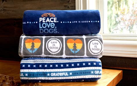 Berkshire Blanket Introducing Life Is Good® Milled