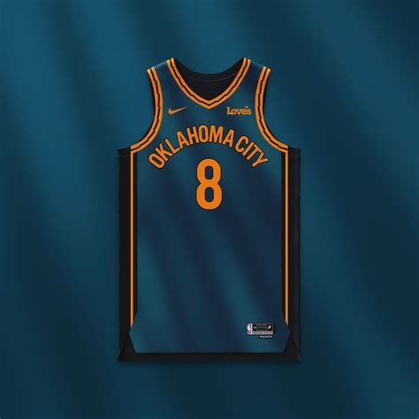 OKC Thunder Jersey S2W24 Torrential Rain Edition