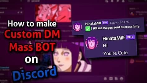 How To Make Custom Dm Mass Bot In Discord No Coding Require Replit