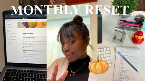 OCTOBER MONTHLY RESET Goal Setting Budgeting Monthly Favorites YouTube