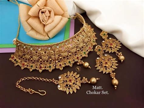 gold plated golden imitation jewellery set  rs set  rajkot id