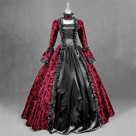 Gothic Victorian Dress Red