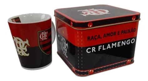 Caneca Do Flamengo Lata De Metal Oficial Licenciado MercadoLivre