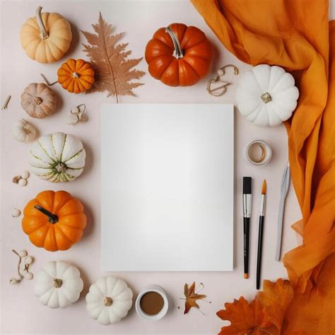 Premium Photo | Thanksgiving decor happy fall