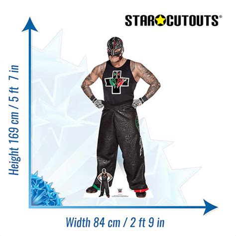 Rey Mysterio Hips Wwe Lifesize Cardboard Cutout 169cm Partyrama