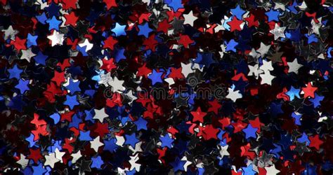 Red Stars On Blue Glitter Background Stock Photo Image Of Background