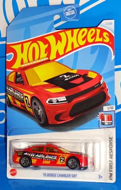 Hot Wheels Hw First Response Series Dodge Charger Srt Red Hw