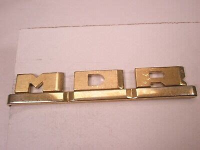 Mdr Monogram Initial Letter Name Font Vintage Swank Tie Bar Clip Ebay