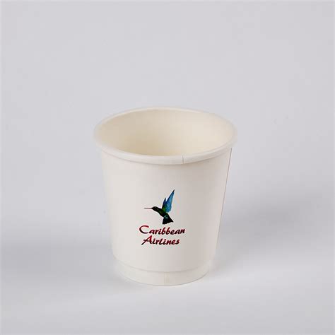 Custom Environmentally Friendly Airline Drinking Paper Cups Bulk