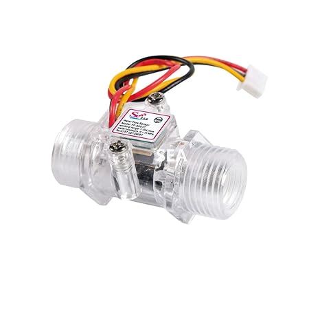 Transparent Water Flow Sensor Sea Yf S C Flowmeter G L Min