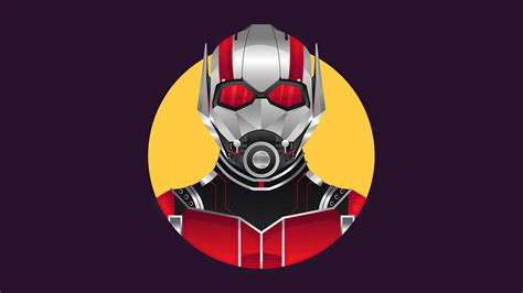 Ant Man 4k Minimalism Wallpaper Hd Superheroes Wallpapers 4k Wallpapers