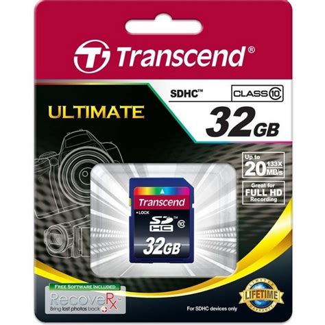 Original Transcend Premium Class Gb Sdhc Memory Card Ts Gsdhc