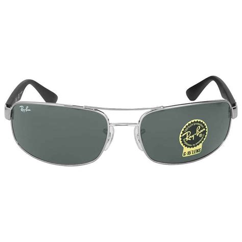 Ray Ban Rb3445 Mens Anti Reflective Sunglasses With Gunmetalblack