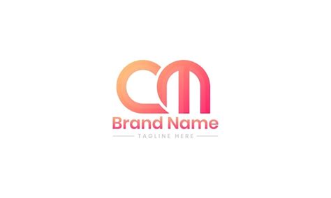 Premium Vector Vector Cm Letter Logo