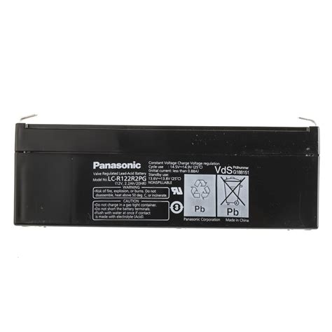 Lc R R Pg Panasonic Panasonic Lc R R Pg Lead Acid Battery V