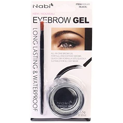 Nabi Long Lasting Eyebrow Gel Dark Brown Gel Para Cejas Cejas Oscuridad