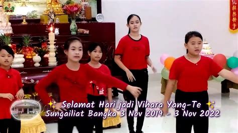 您的爱 Ulang Tahun Ke 3 Vihara Yang Te Sungailiat Fa Yi Chong De