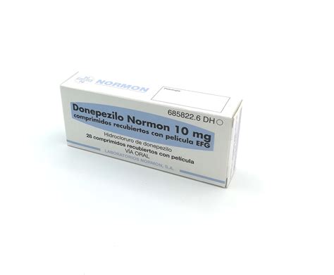 Donepezilo Normon Efg 10 Mg 28 Comprimidos Recubiertos Farmacéuticos