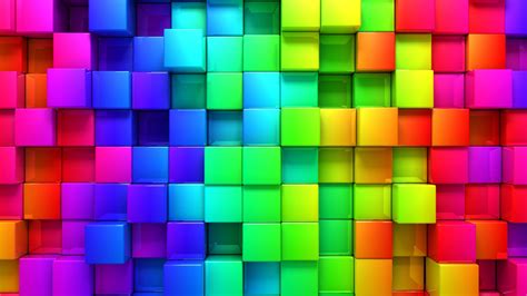 1024x768 Resolution Rainbow Cube Wallpaper Hd Wallpaper Wallpaper Flare