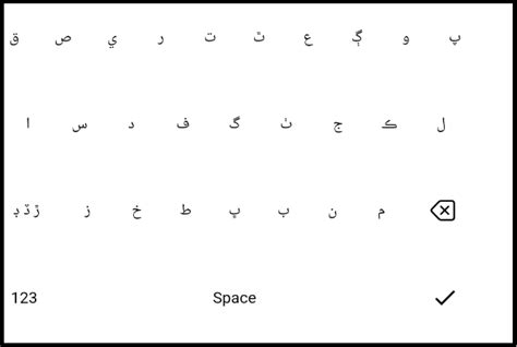 Sindhi Keyboard containing 26 Sindhi language alphabets | Download ...