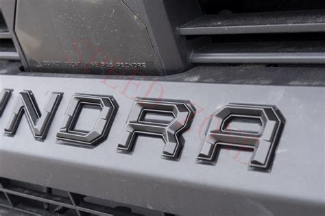 Matte Black Emblem Compatible TOYOTA 2022 2023 TUNDRA Tailgate Letters