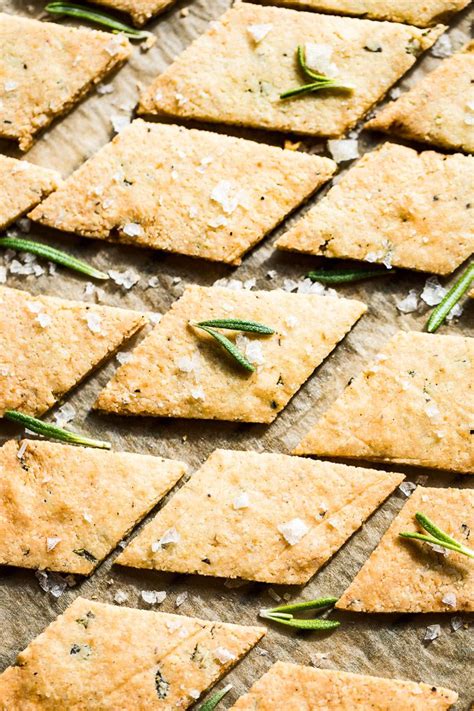 Paleo Rosemary Sea Salt Crackers Recipe