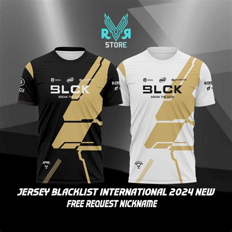 Jual JERSEY BAJU KAOS BLACKLIST INTERNATIONAL MPL PH SEASON 13 TERBARU