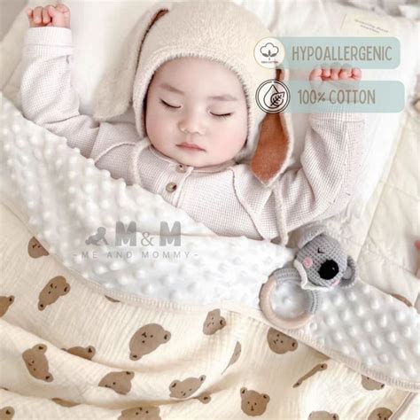 Jual Selimut Baby Cotton Mingky Beludru Blanket Bayi Lembut Halus