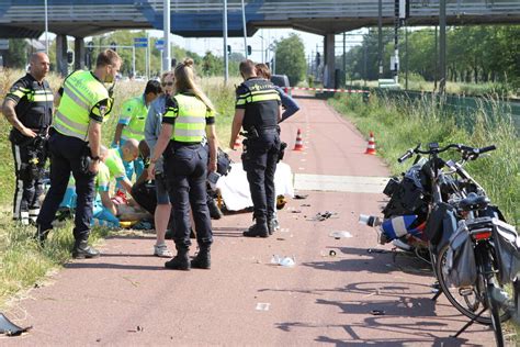 Motoragent Betrokken Geraakt Bij Een Ongeluk Provincialeweg In Koog