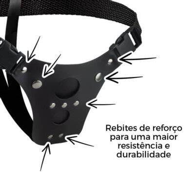 Cinta Peniana Dois Furos Dupla Penetração Ânus e Vagina