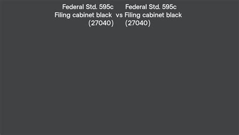 Federal Std C Filing Cabinet Black Vs Filing