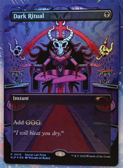 Dark Ritual Secret Lair Showdown (SLP) foil – Usea Magic Proxy