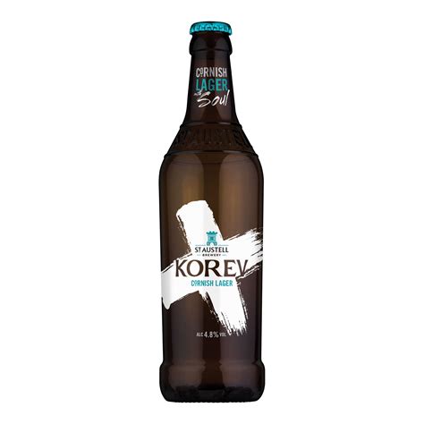 Cornish Lager Buy A Pack Of 12 Korev Bottles From St Austell Brewery