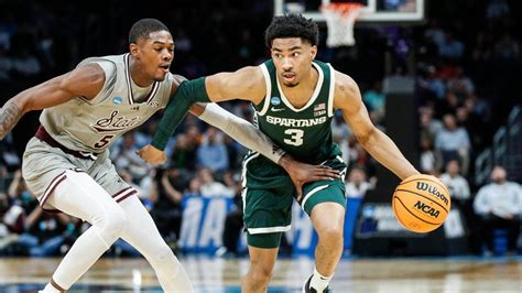 2024 Ncaa Tournament North Carolina Michigan State Advance To Set Up Second Round Clash Of