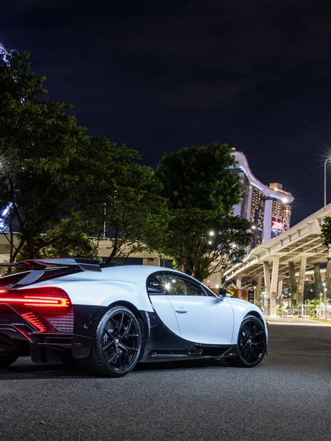 Bugatti Rear View Chiron Bugatti Chiron Pur Sport