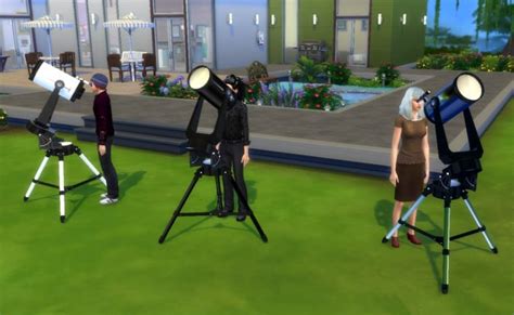 The Sims 4 Mod Use Telescope As Observatory