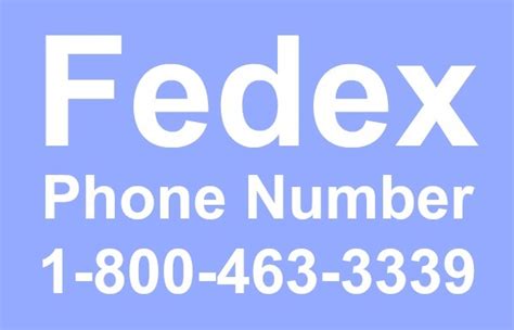 Fedex Phone Number: Customer Service Contact Info