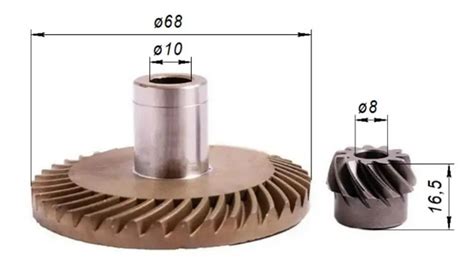 Металлическая шестерня на электропилу Tekhmann CSE-2840 (D=68 x z=39 ...