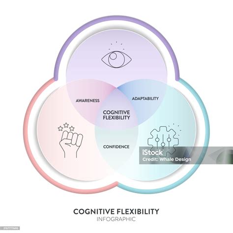 Cognitive Flexibility Framework Diagram Chart Infographic With Icon