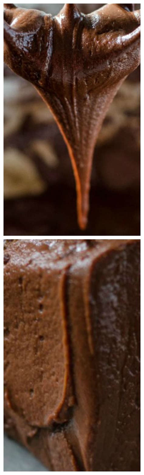 Dark Chocolate Fudge Frosting ~ So Rich And Delicious A Fast And Easy Six Ingredient Recipe