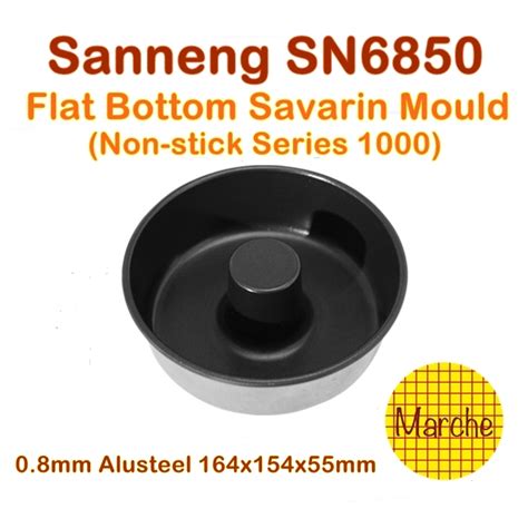 Sanneng SN6850 Flat Bottom Savarin Mould พมพอบขนมปง เคก Non stick