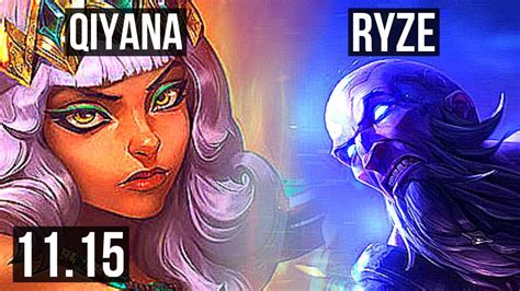 Qiyana Vs Ryze Mid Games M Mastery Legendary Kr